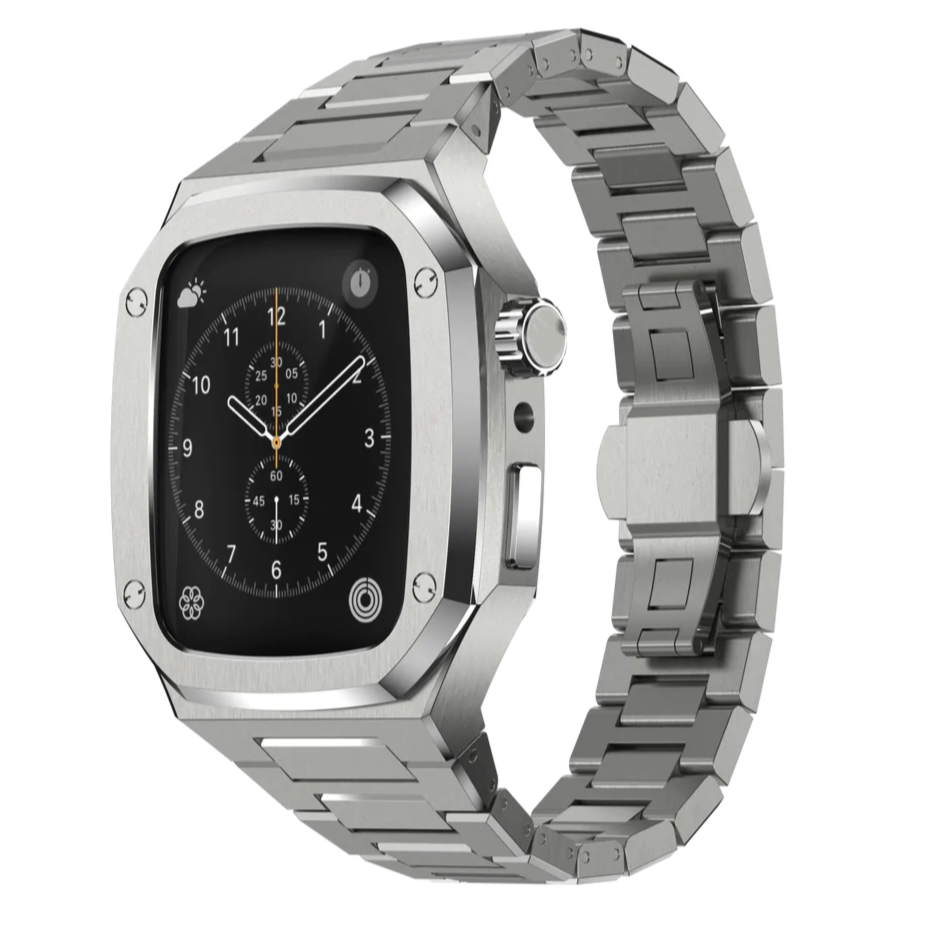 Seria Royal™ Metal — pasek + ochrona do zegarka Apple Watch