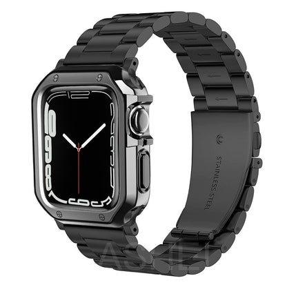 Seria Royal™ Metal — pasek + ochrona do zegarka Apple Watch