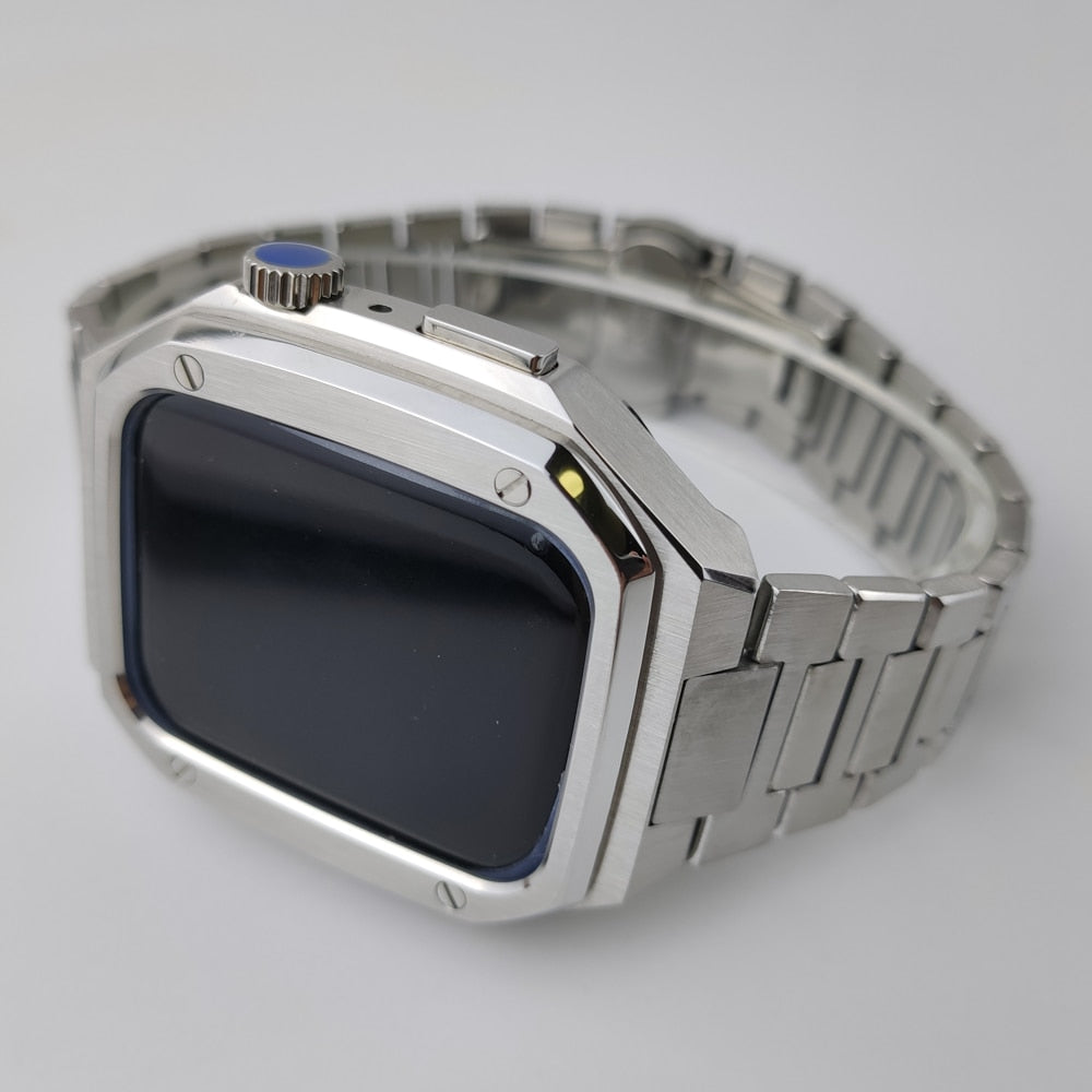Seria Royal™ Metal — pasek + ochrona do zegarka Apple Watch