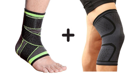 OneCompress™ — Kompresyjny mankiet na kostkę z paskiem